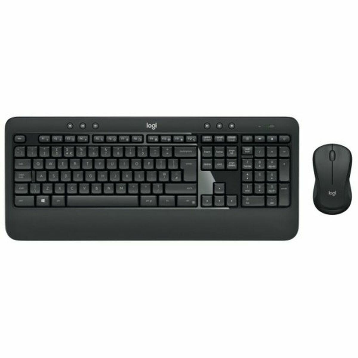 Клавиатура и мышь 920-008679 Итальянский QWERTY Белый Чёрный