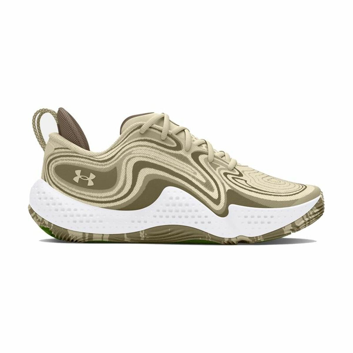 Basketball Shoes for Adults Spawn 6 Camo Olive Light brown