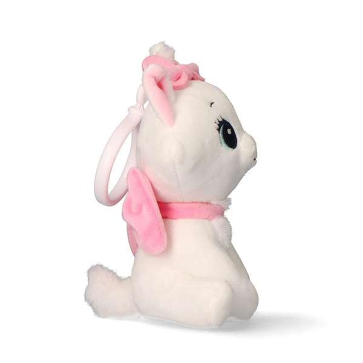 Cuddly Toy Keyring White Fluffy toy