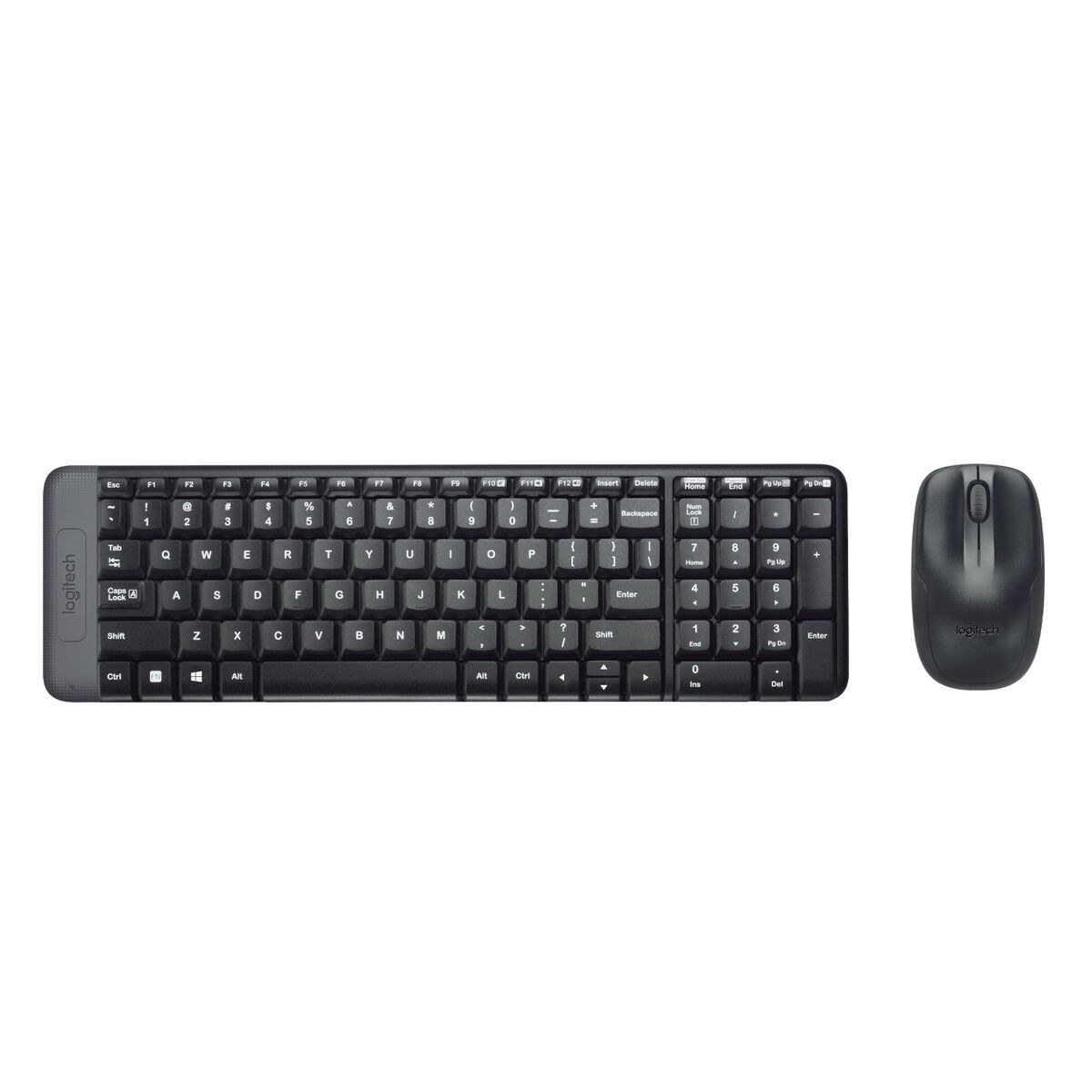 Клавиатура и мышь 920-003721 Чёрный Итальянский QWERTY