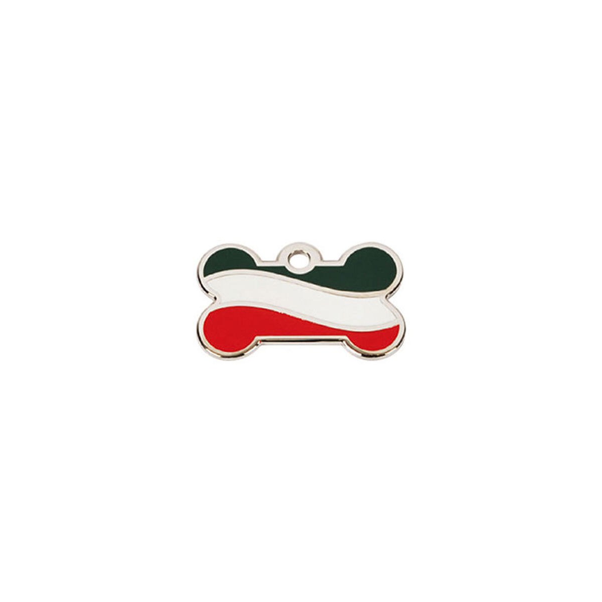 Identification plate for collar Citizen Italia Multicolour Bone Aluminium