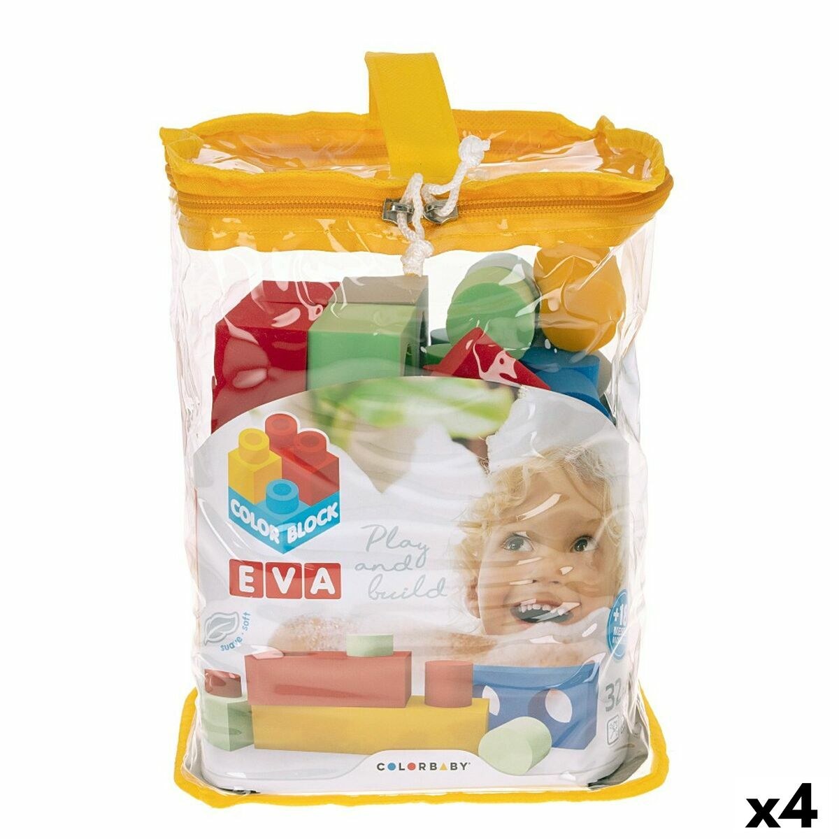Building Blocks 32 Pieces EVA (4 Units)