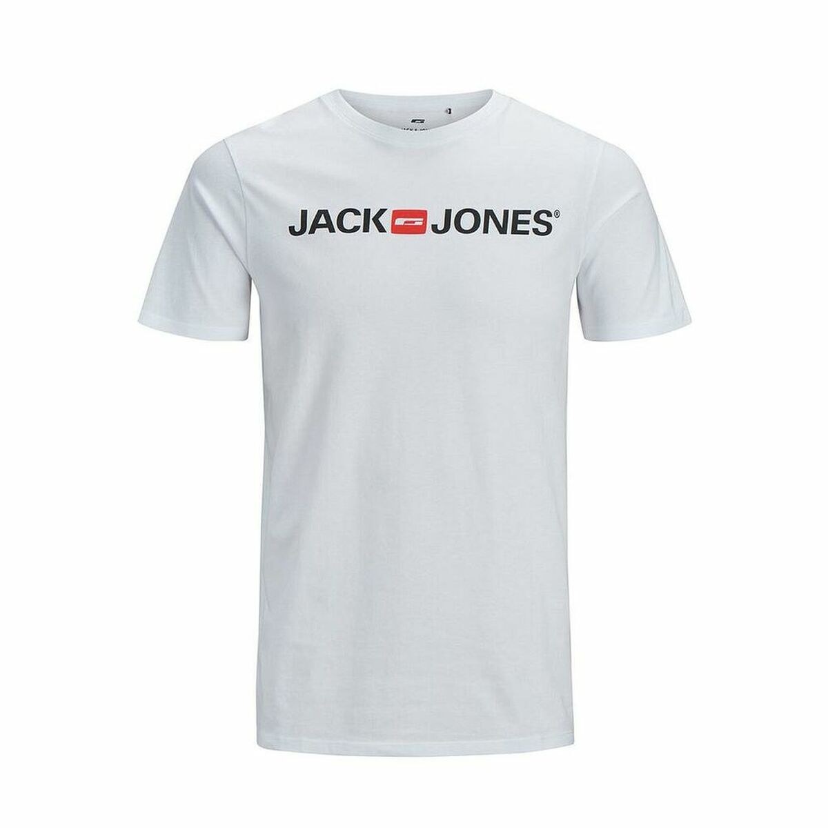 Спортивная футболка с коротким рукавом JJECORP LOGO TEE SS O-NECK NOSS 12137126 Белый