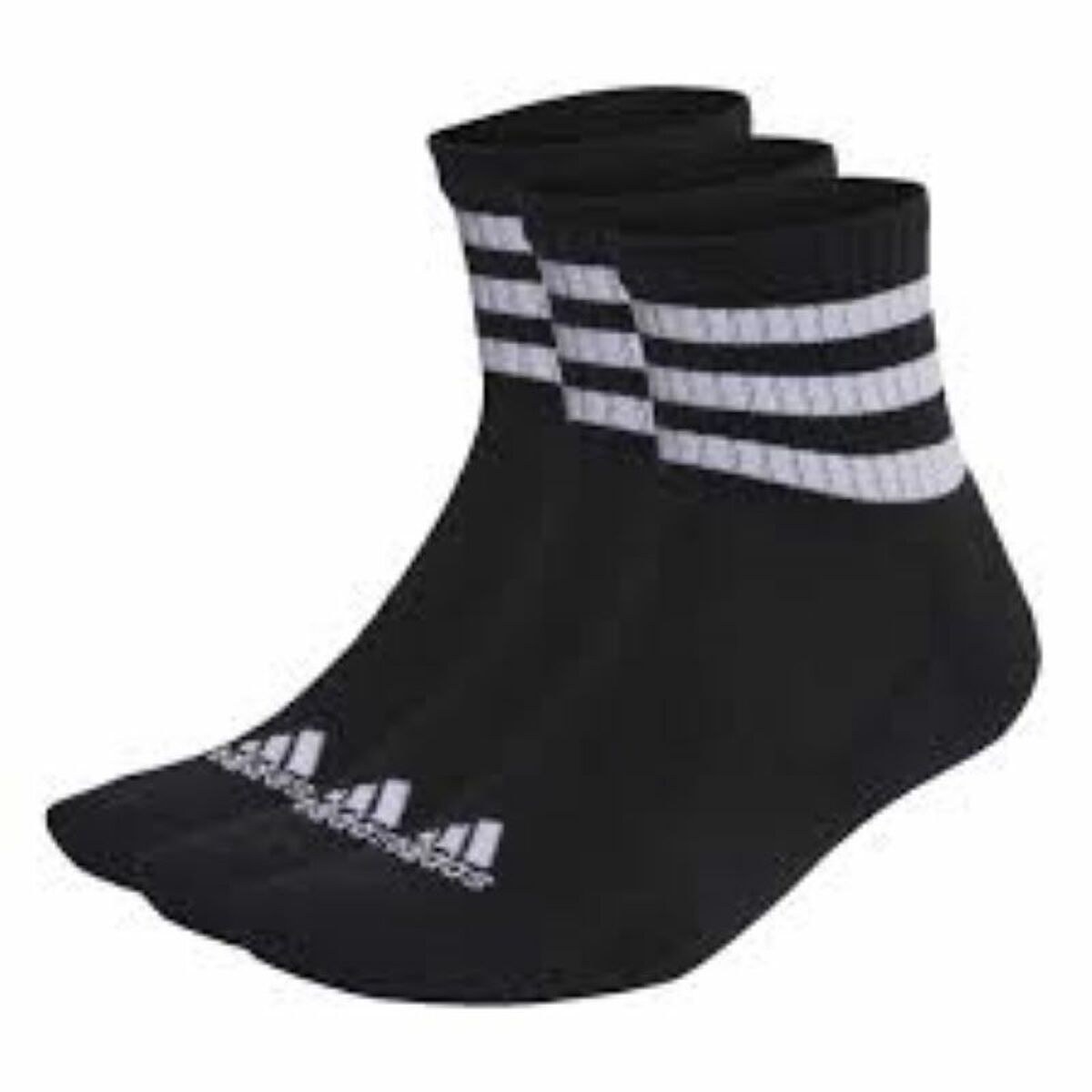 Sports Socks 3S C SPW MID 3P IC1317 Black 3 pairs