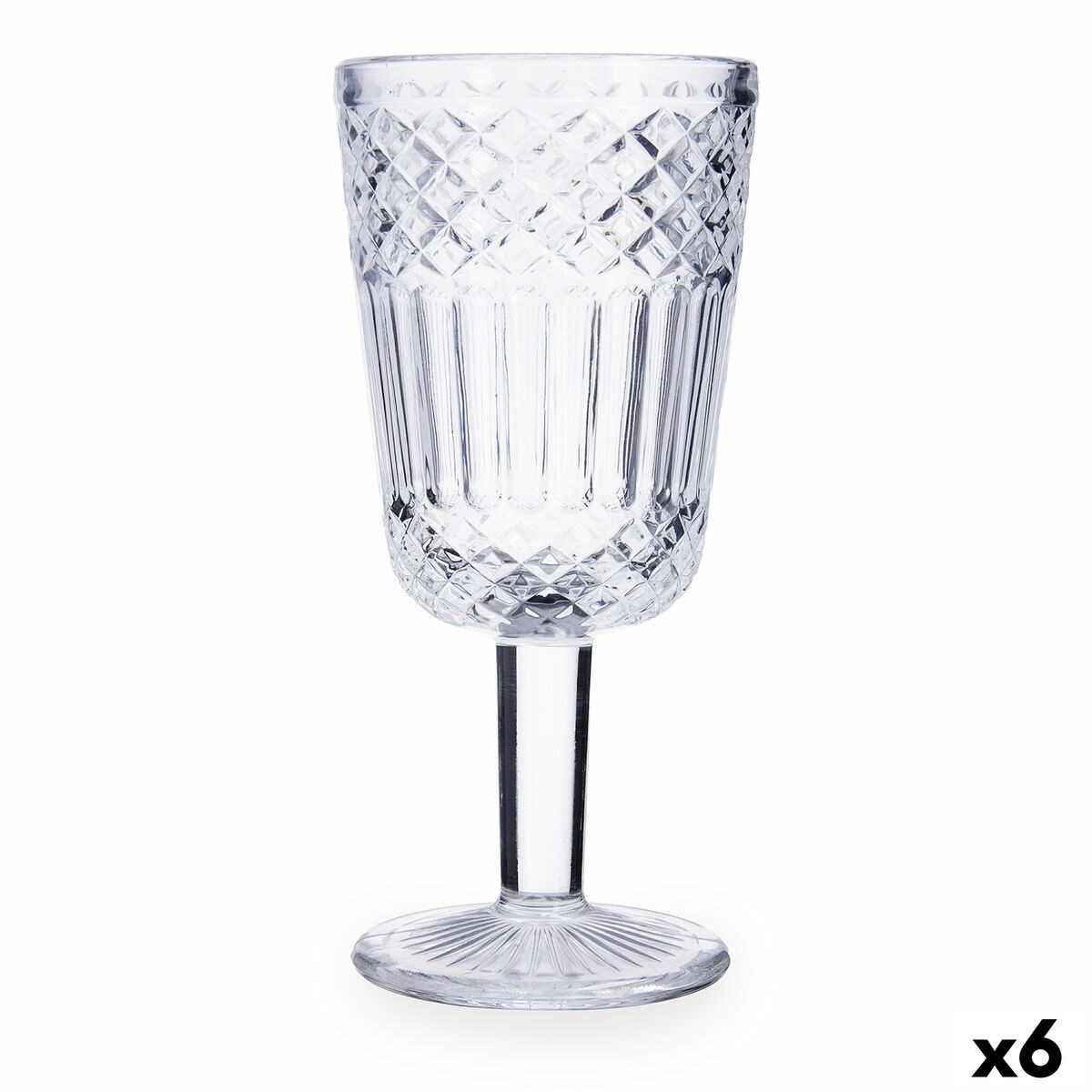 Стакан Medina Прозрачный Cтекло 285 ml (6 штук)