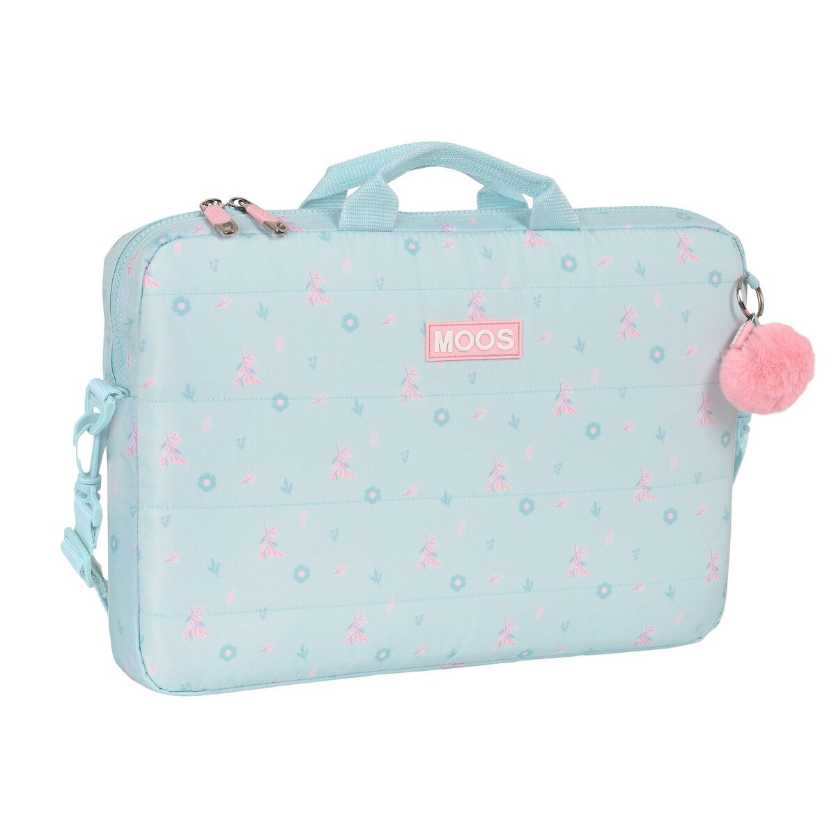 Laptop Cover Garden 15,6'' 40 x 27 x 4 cm Turquoise