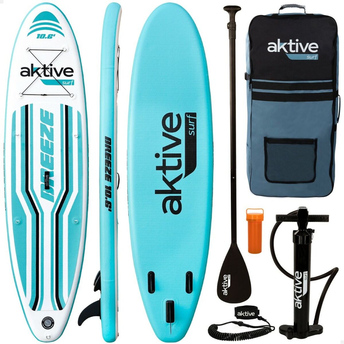 Inflatable Paddle Surf Board with Accessories Blue