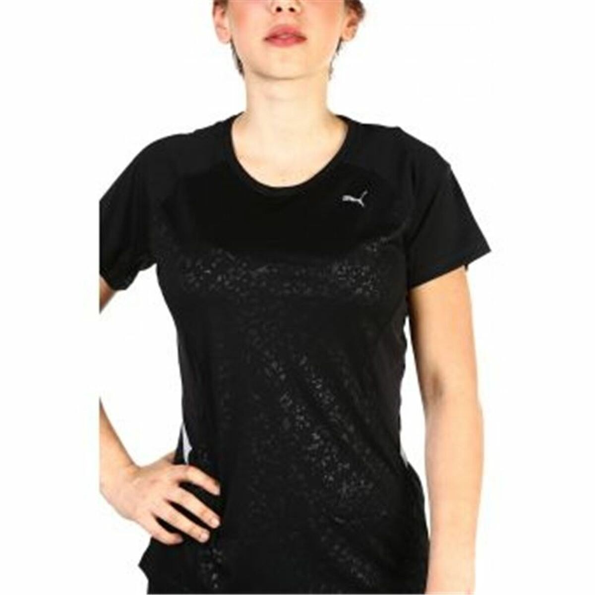 Футболка с коротким рукавом женская Graphic Tee Чёрный