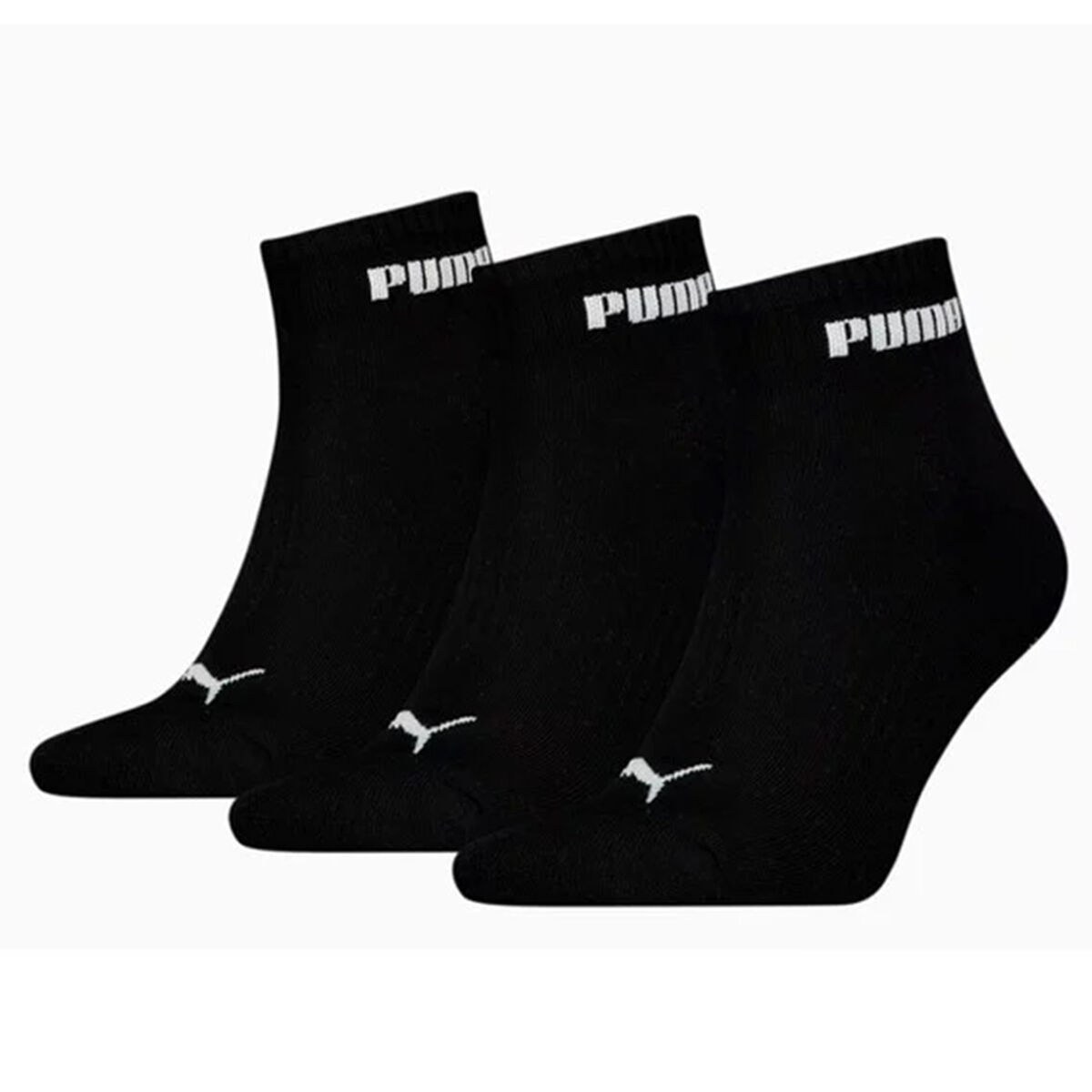 Sports Socks CUSHIONED NEXT QUARTER 701225904 002 Black 3 pairs