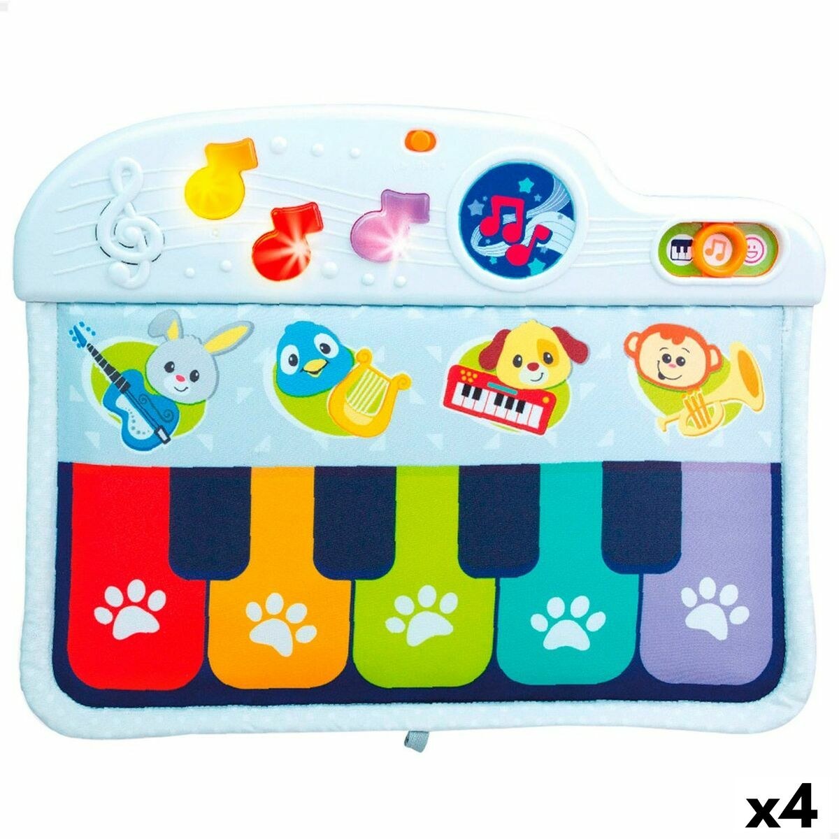 Interactive Piano for Babies 42 x 3 x 32 cm (4 Units)