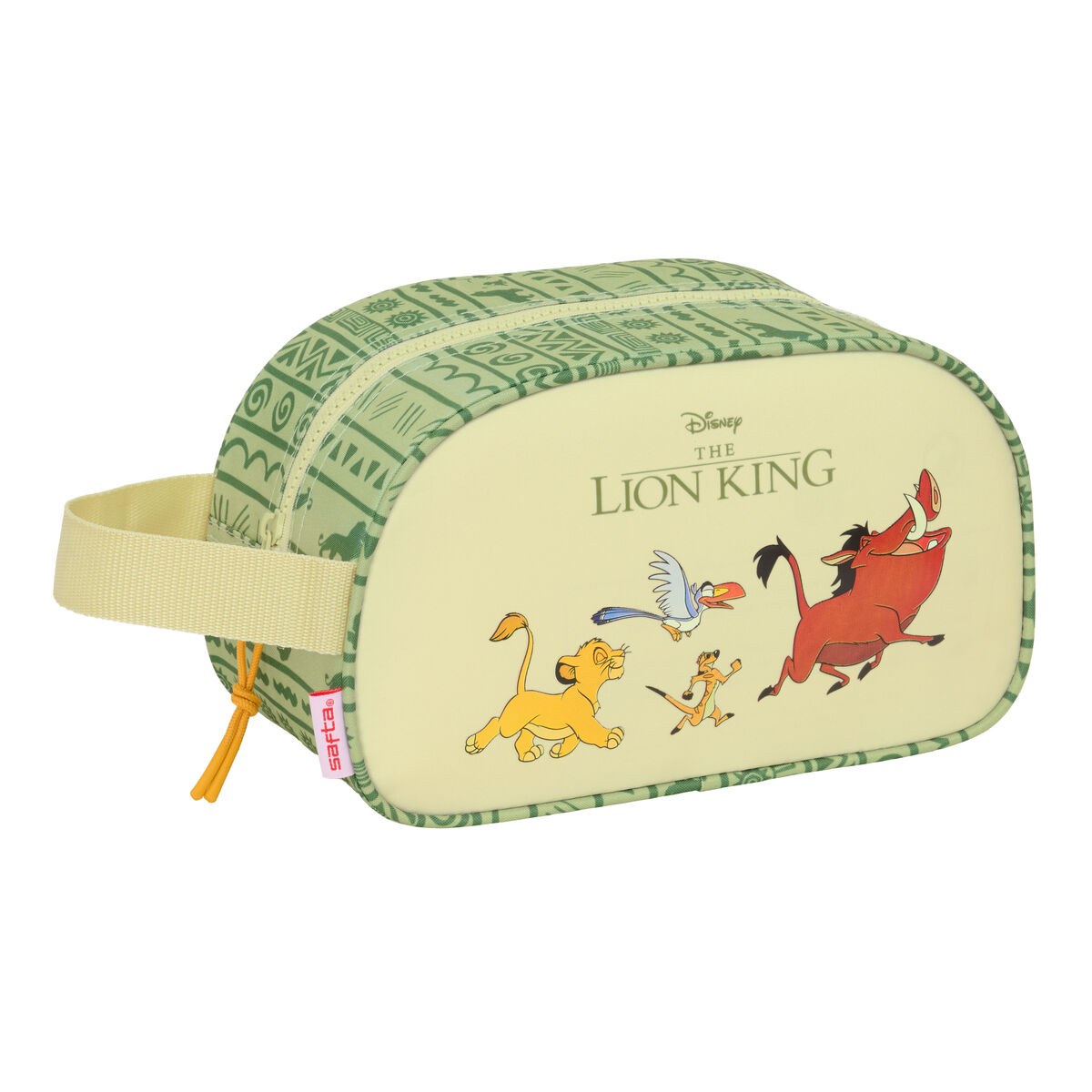 Travel Vanity Case Green Beige 26 x 15 x 12 cm