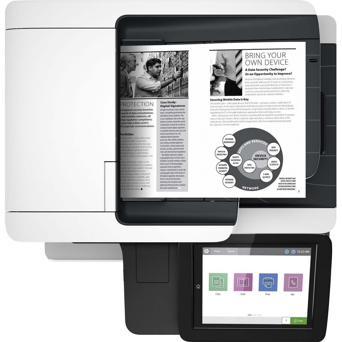 Лазерный принтер LaserJet Enterprise M528dn