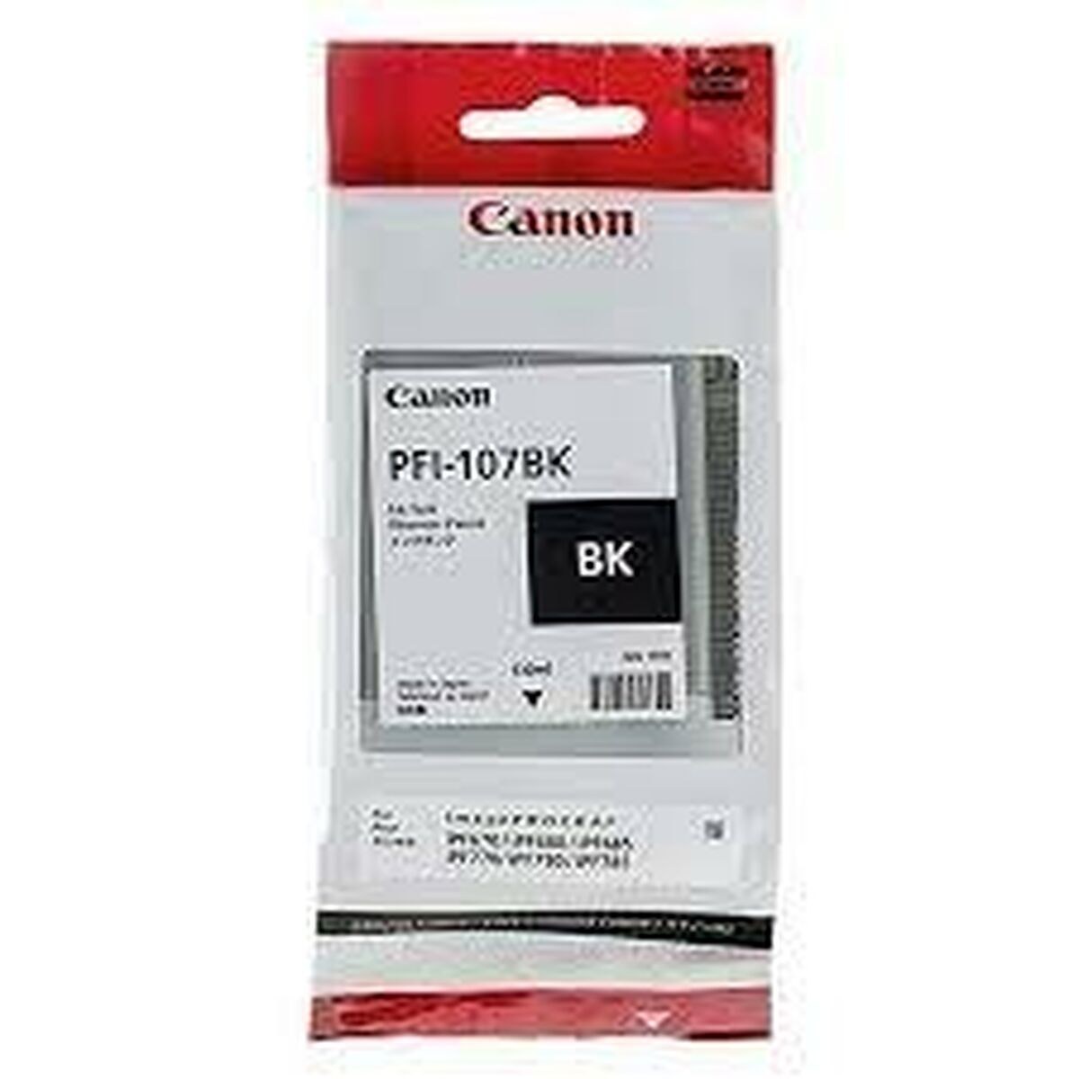 Картридж с оригинальными чернилами PFI-107BK Чёрный