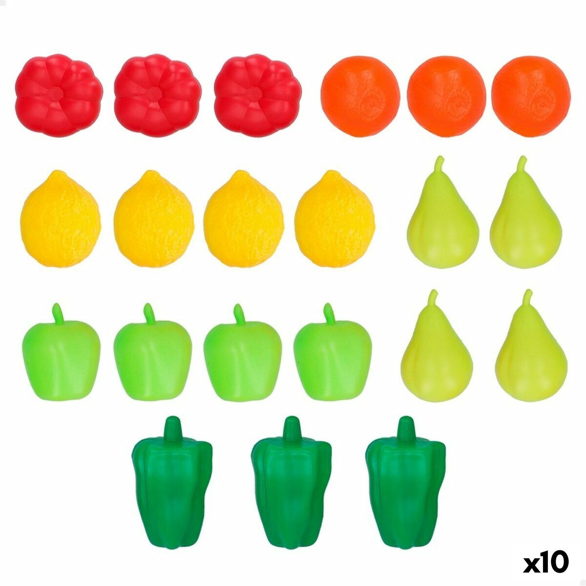 Toy Food Set 21 Pieces (10 Units)