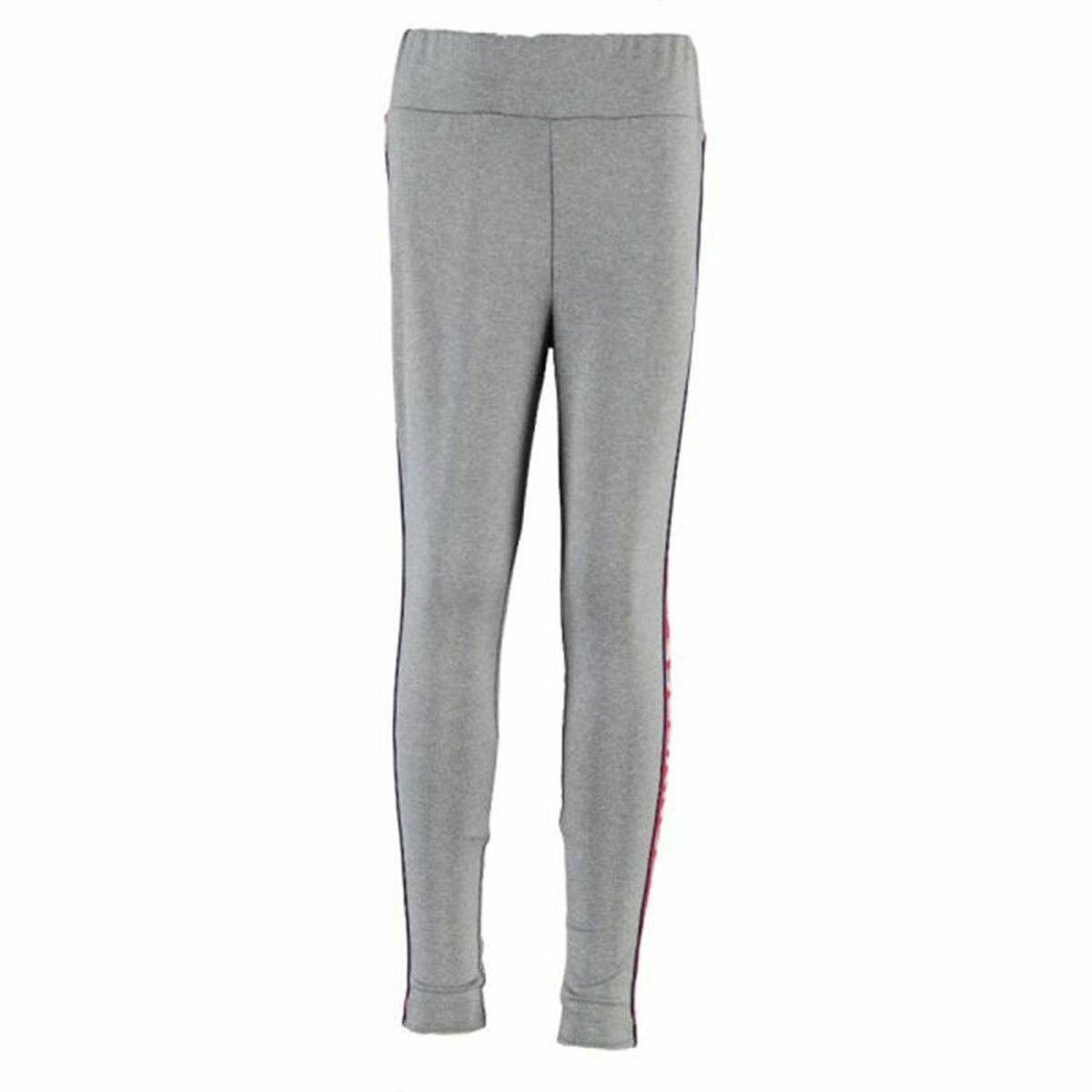 Sports Leggings for Children Wordmark Taping Dark grey