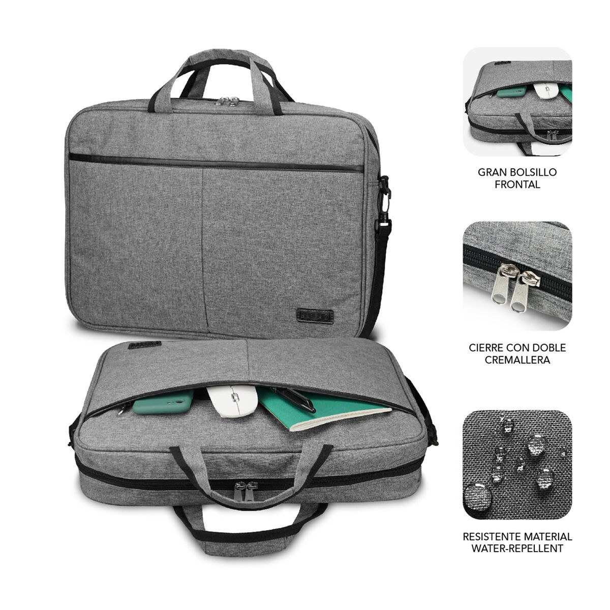 Laptop Case SUB-LB-3ELB001 Grey 14"