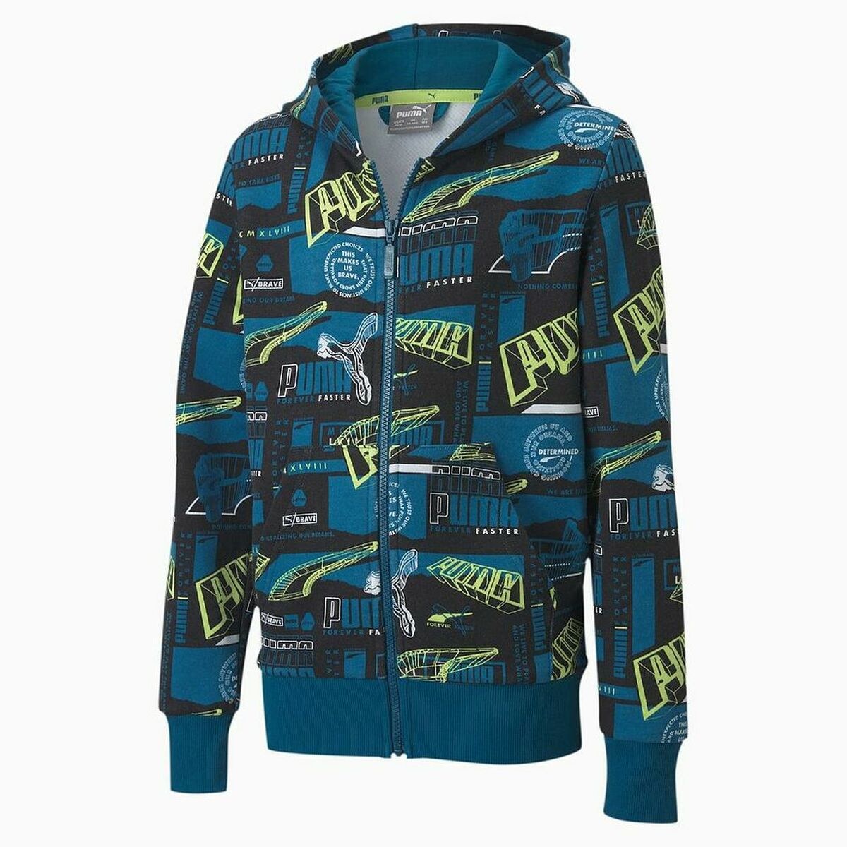 Толстовка с капюшоном детская FULL-ZIP 583197 Синий