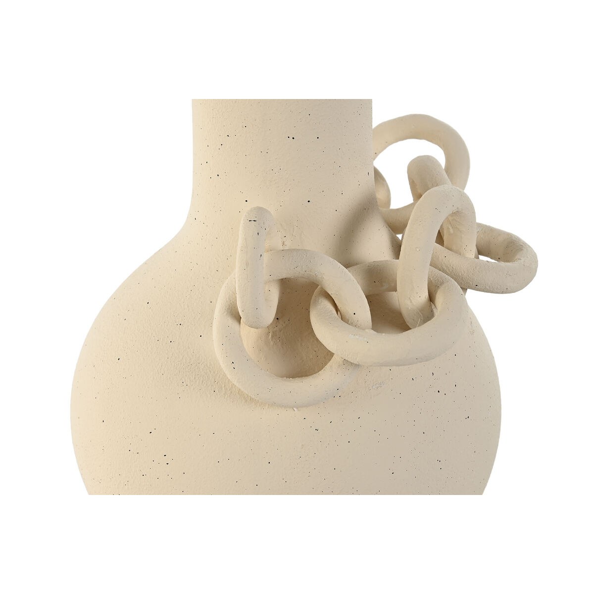 Vase White Ceramic Stoneware Modern 22 x 20 x 30 cm