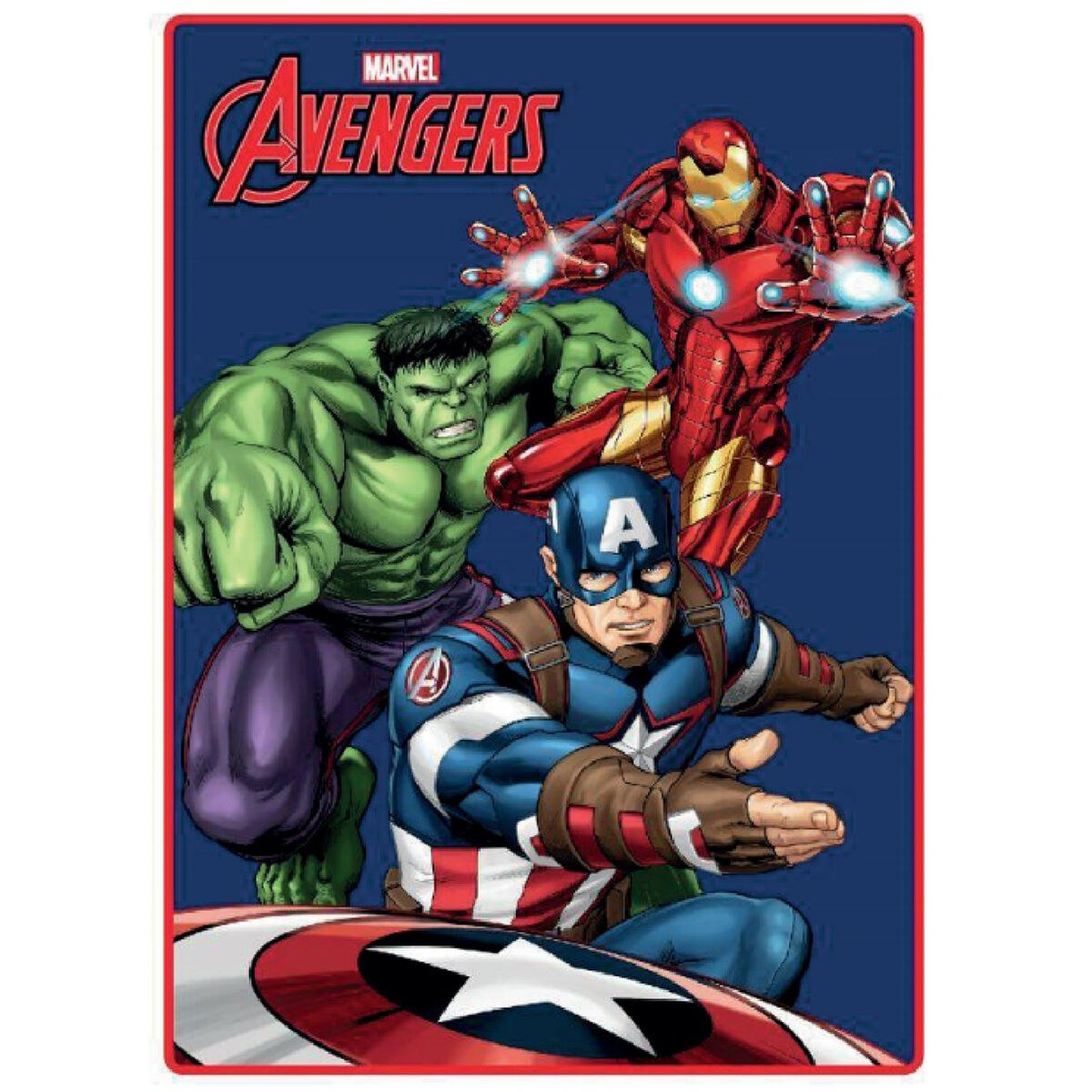 Blanket Super heroes 100 x 140 cm Multicolour Polyester