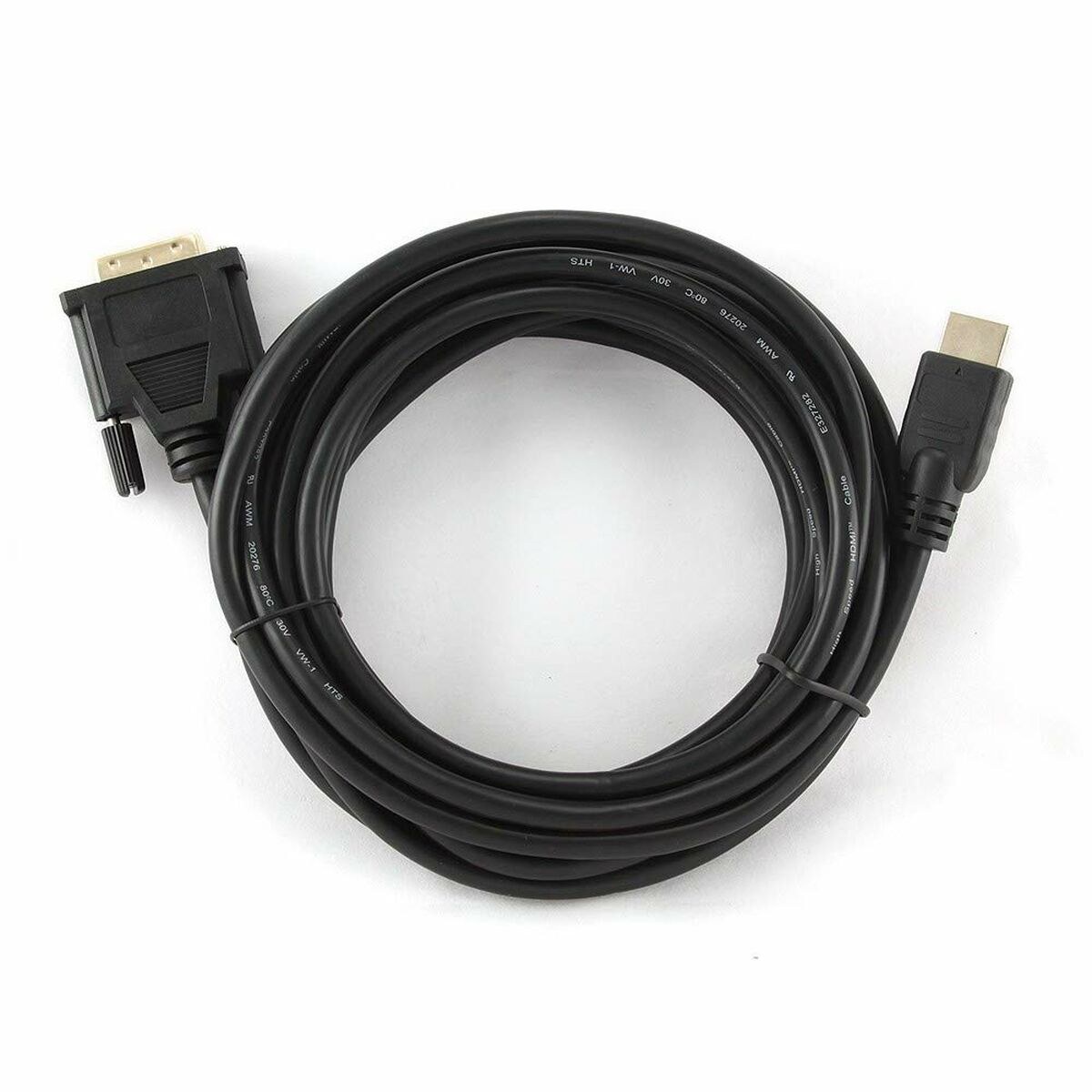 HDMI to DVI adapter 5m, HDMI/DVI, M/M Black 5 m
