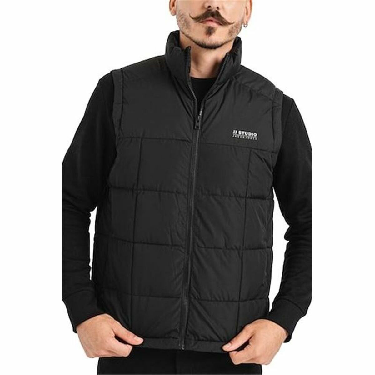 Мужской спортивный жилет Jjben Square Bodywarmer Чёрный