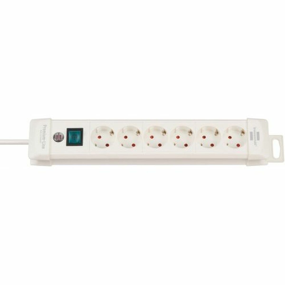 Сетевой фильтр 6 Tomas с выключателем Premium-Line 3600 W (3 m)