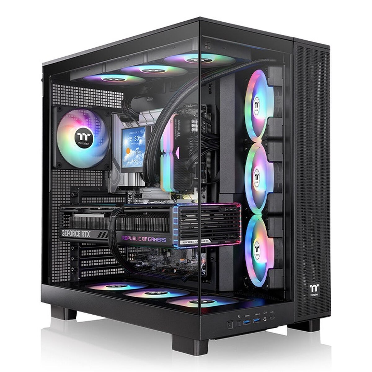 Блок полубашня ATX Galileo View 380 XL TG ARGB Чёрный