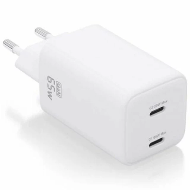 Wall Charger ASCH-65W2P039-W White Multicolour 65 W