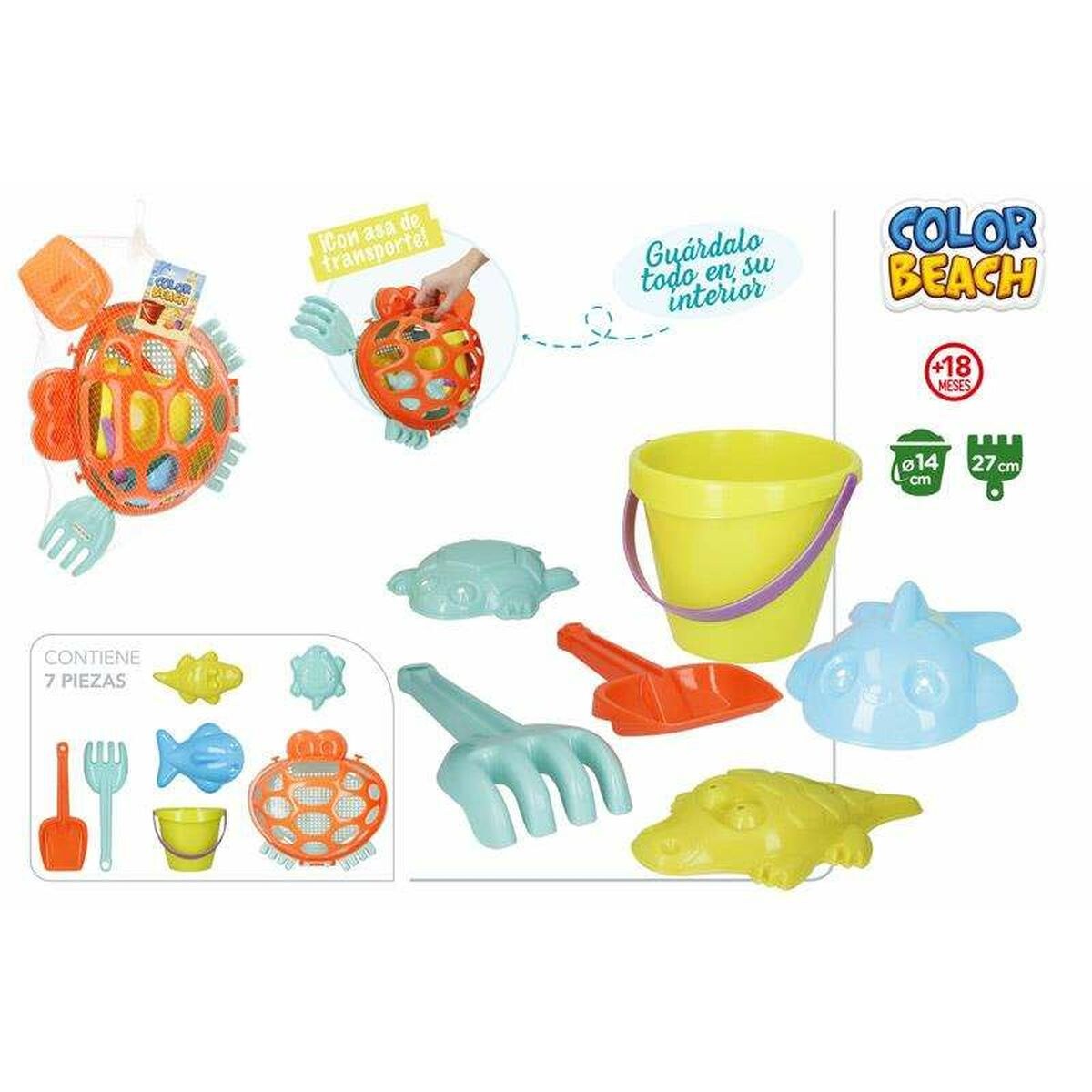 Beach toys set 14 cm