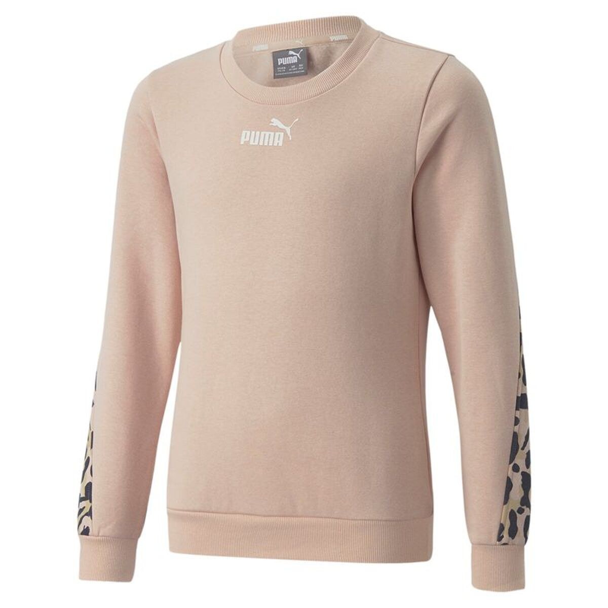 Толстовка без капюшона для девочек Alpha Crew Neck Розовый
