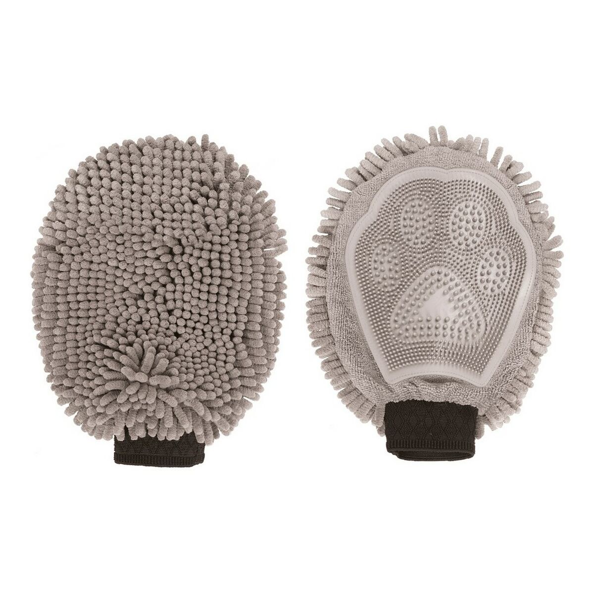 Bath Mitten Grey (25 x 18 cm)