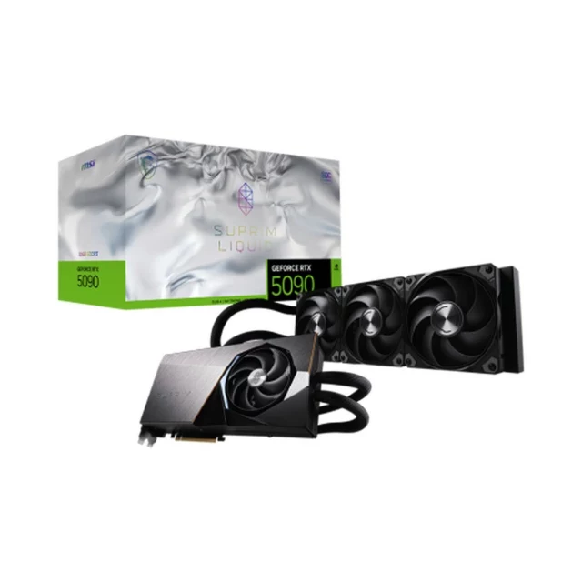 Графическая карта GEFORCE RTX 5090 32G SUPRIM LIQUID SOC