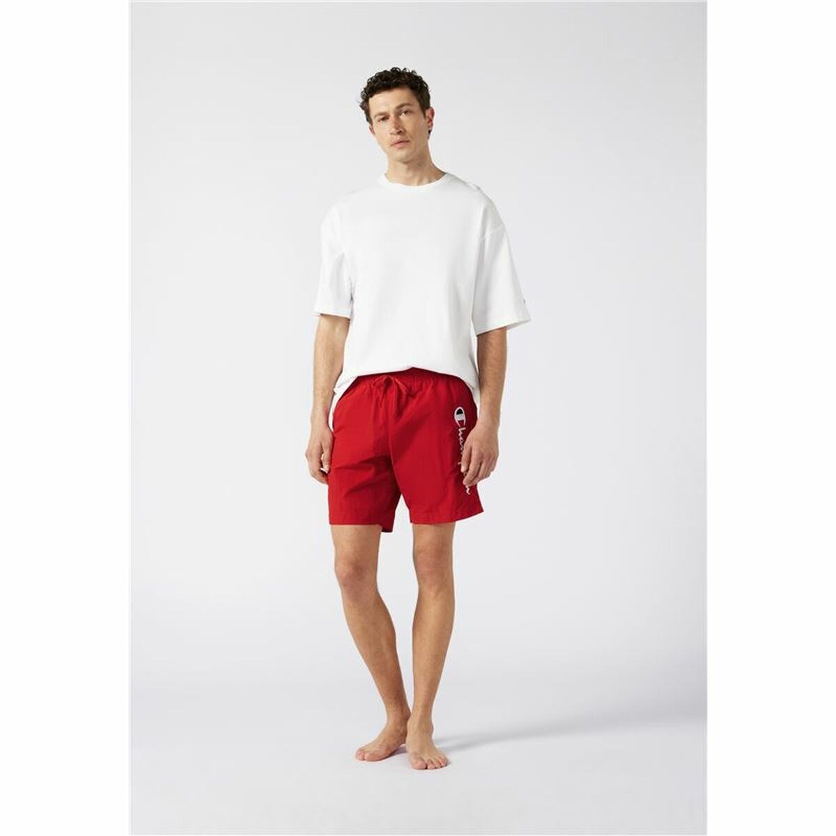 Men’s Bathing Costume Beachshort Red