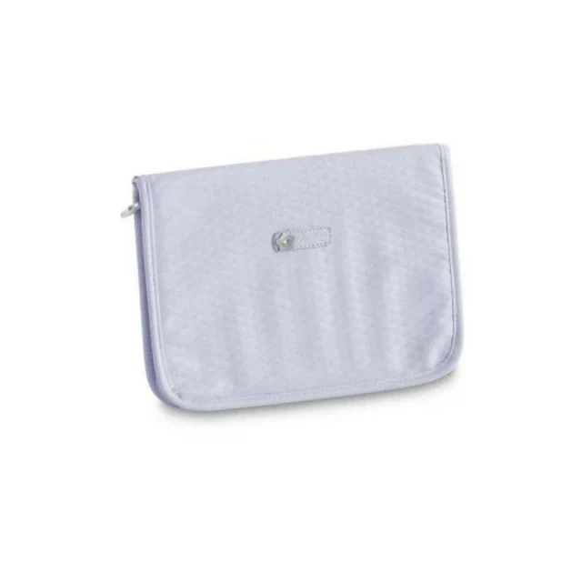 Zippered document holder 295 ROMBOS 902 03 Blue Polyskin