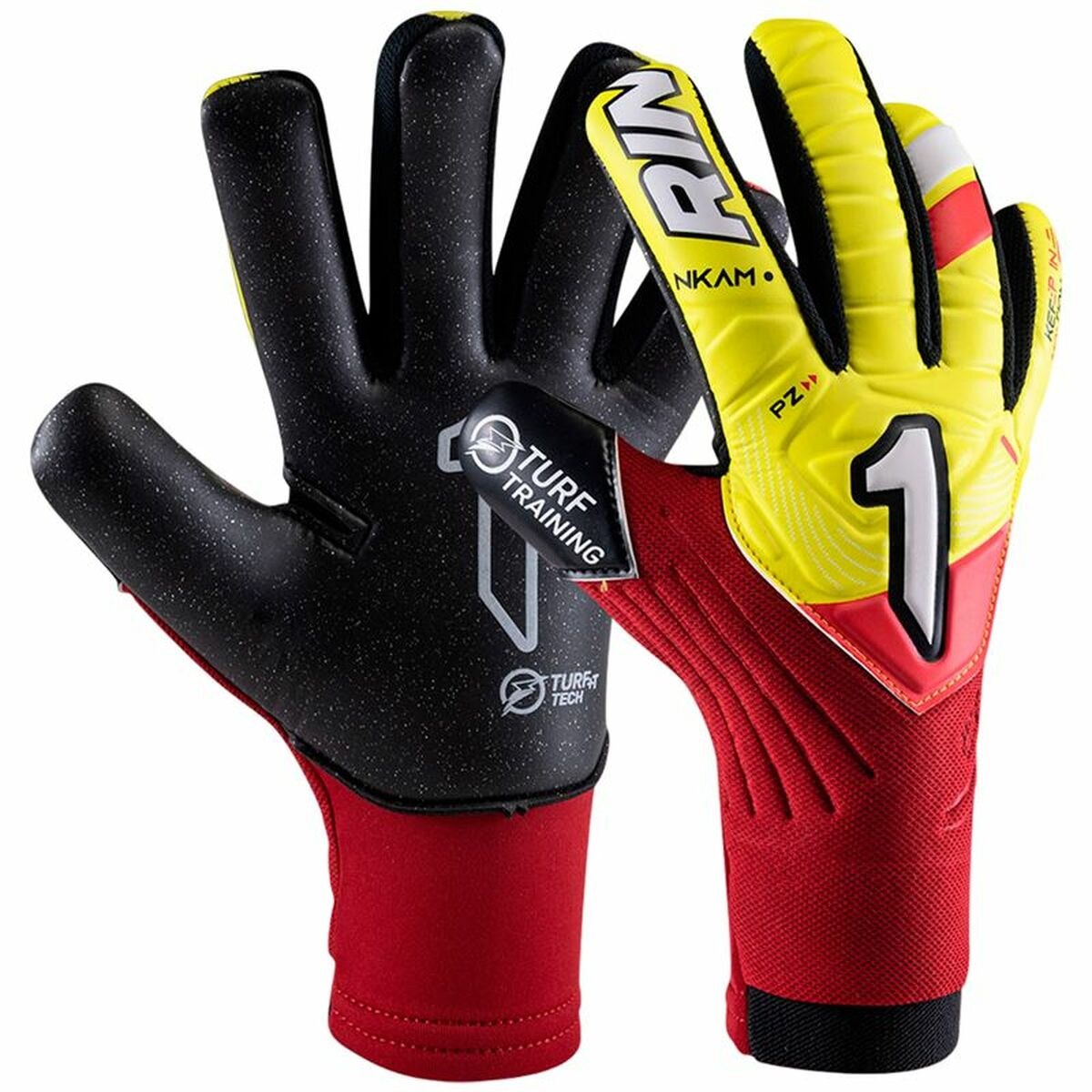 Goalkeeper Gloves Nkam Training Red Adults