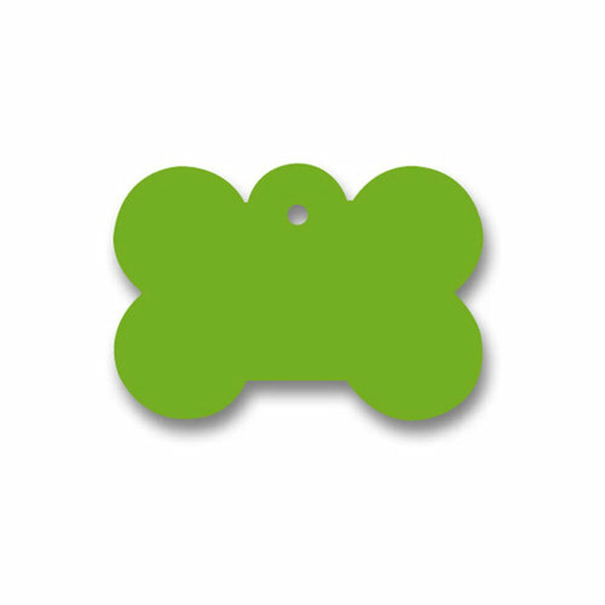 Identification plate for collar Bone Green