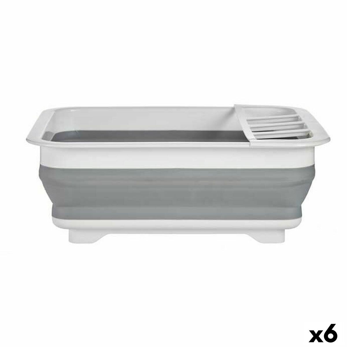 Складная кухонная сушилка Белый Серый полипропилен TPR 37,9 x 29,3 x 12 cm 38 x 5,4 x 29 cm 29,3 x 5,4 x 37,9 cm (6 штук
