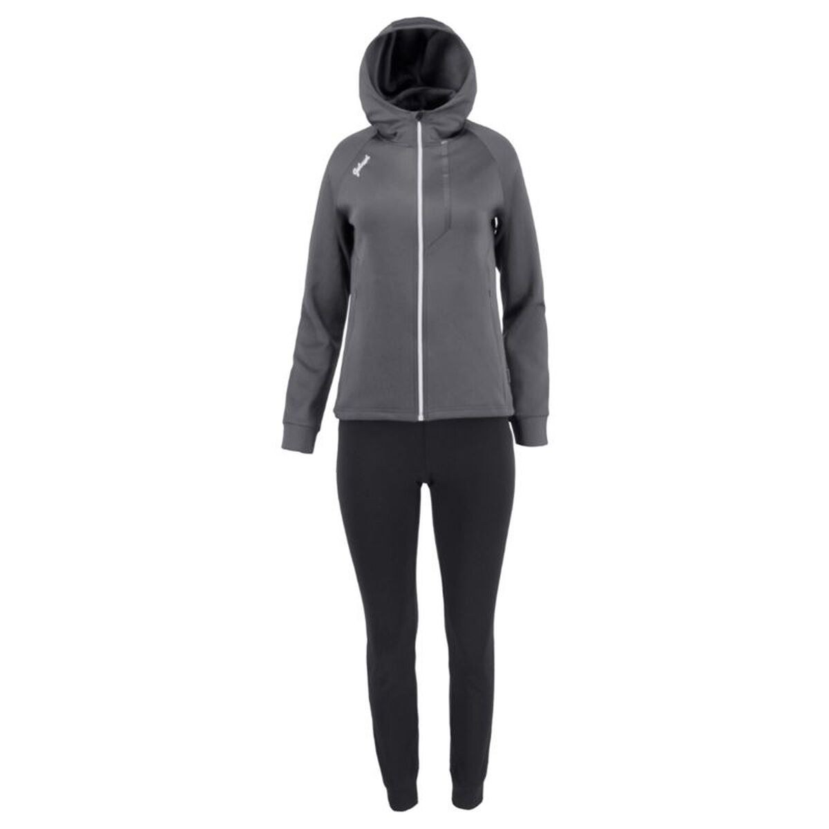 Women's Tracksuit Larol W Black Grey