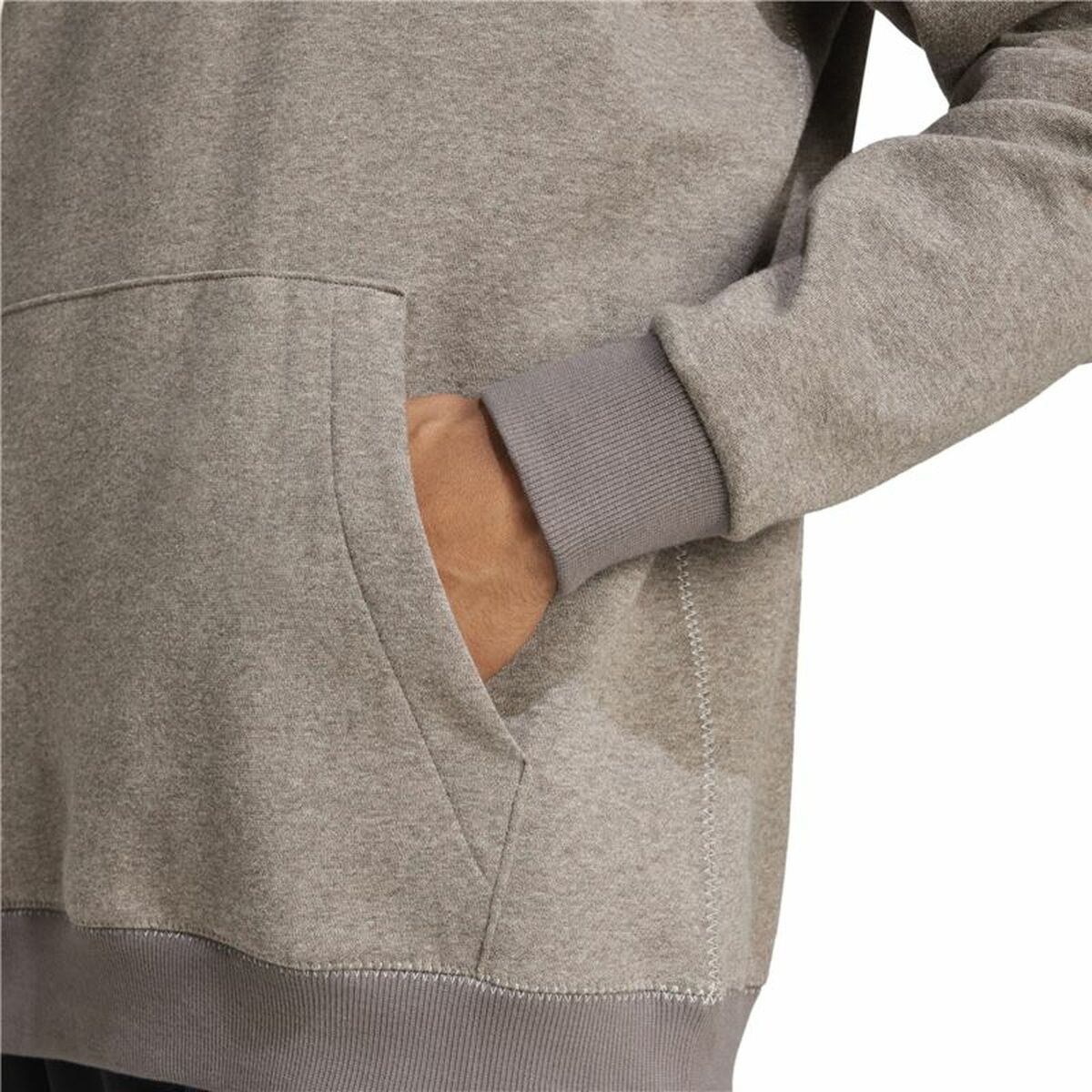 Толстовка с капюшоном мужская Seasonal Essentials Melange Hoodie Коричневый Бежевый