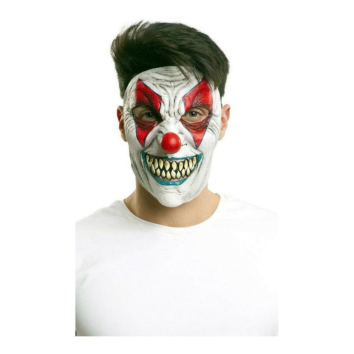 Mask Evil Male Clown M One size