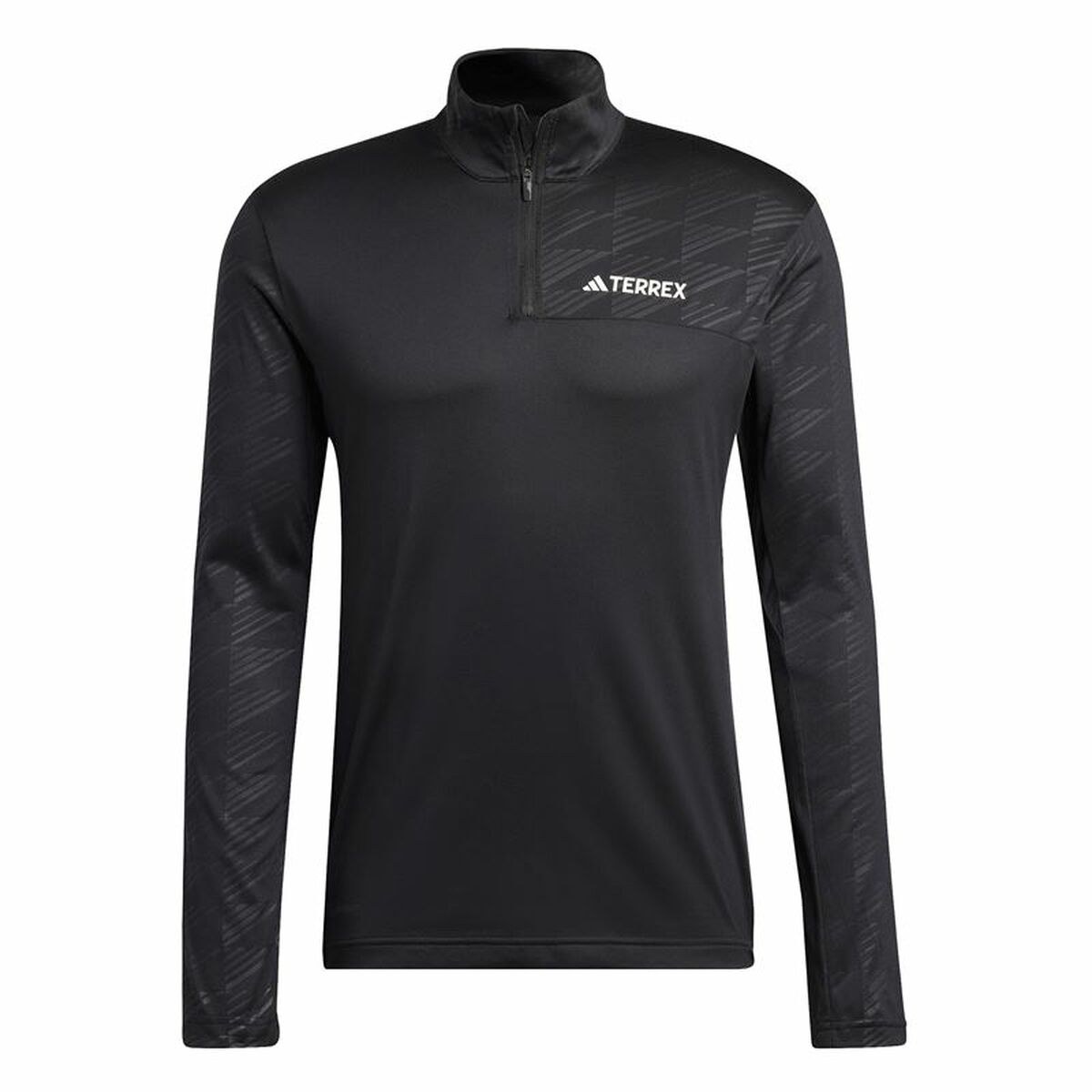 Футболка с длинным рукавом мужская Terrex Multi Half-Zip Чёрный