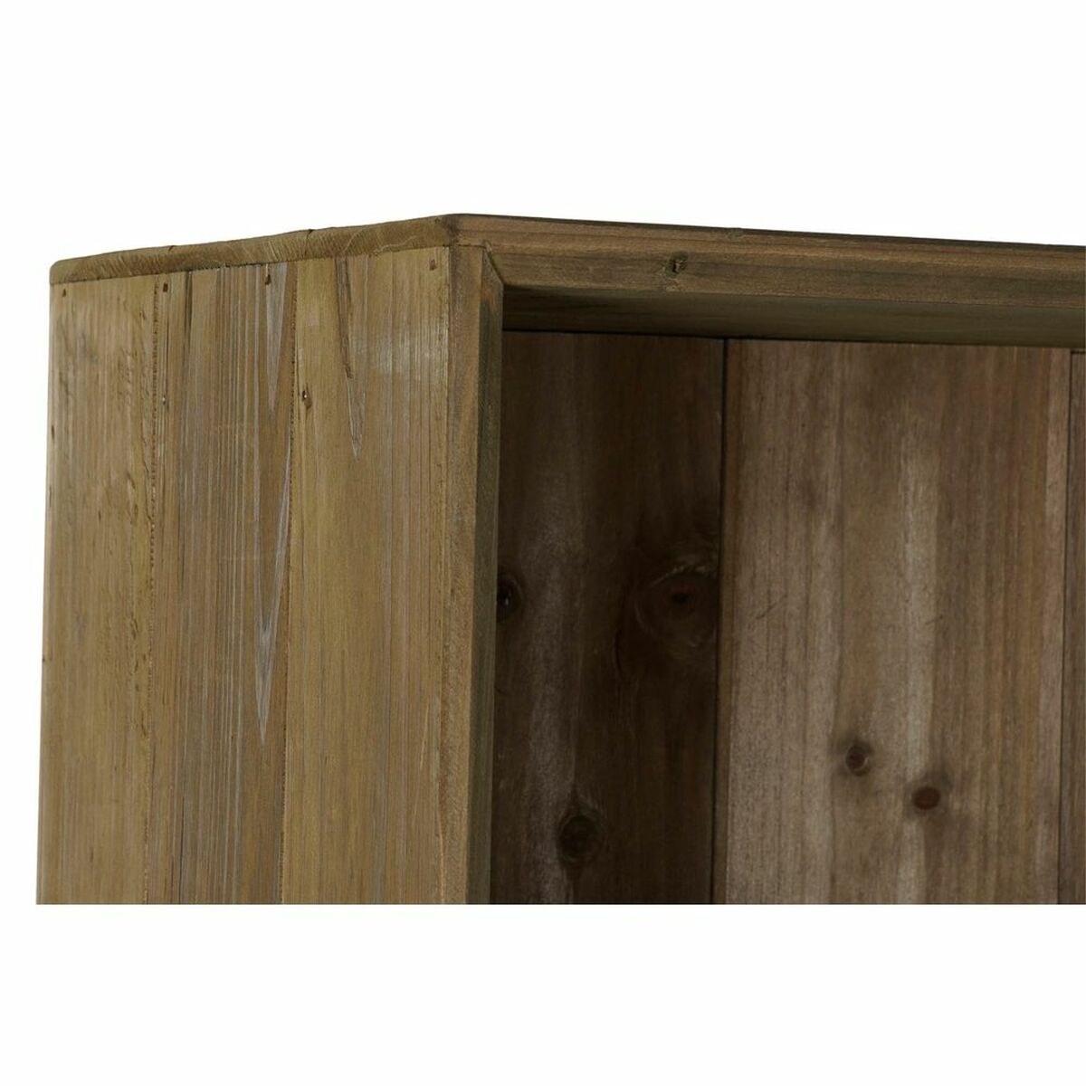 Cupboard Black Wood Metal Crystal (70 x 34.5 x 160 cm)