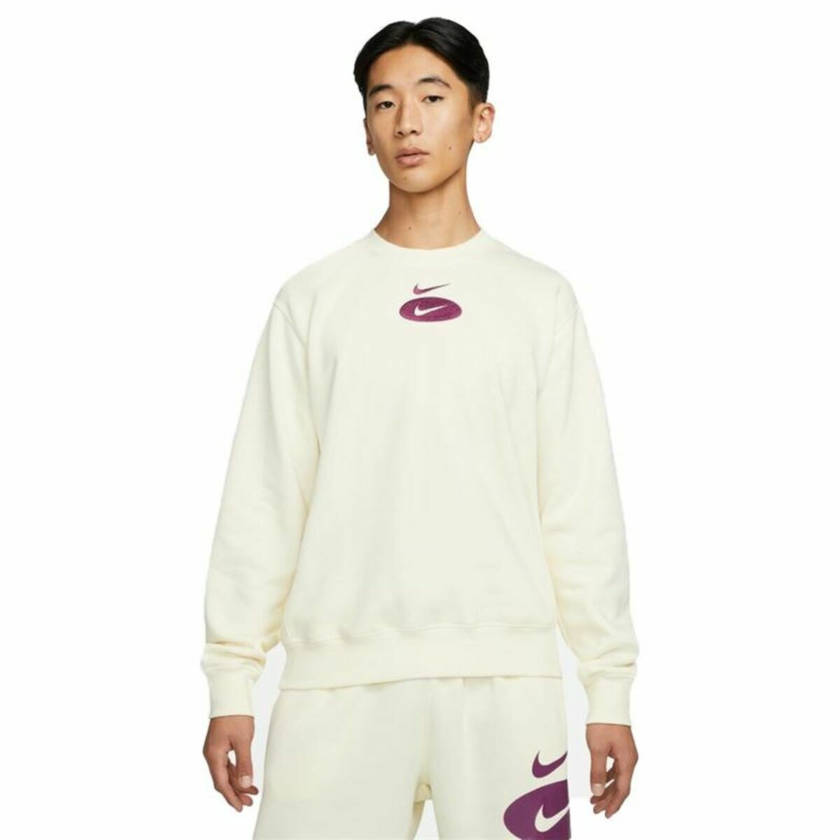 Толстовка без капюшона мужская Swoosh League Белый