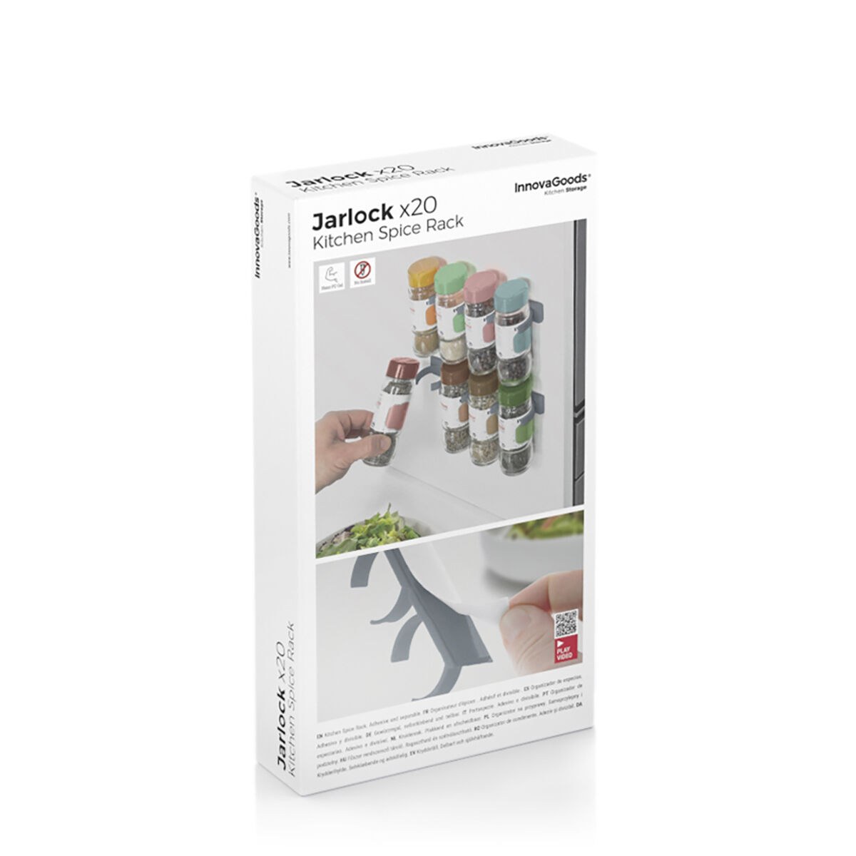Adhesive & Divisible Spice Organizer Pack (2 units)