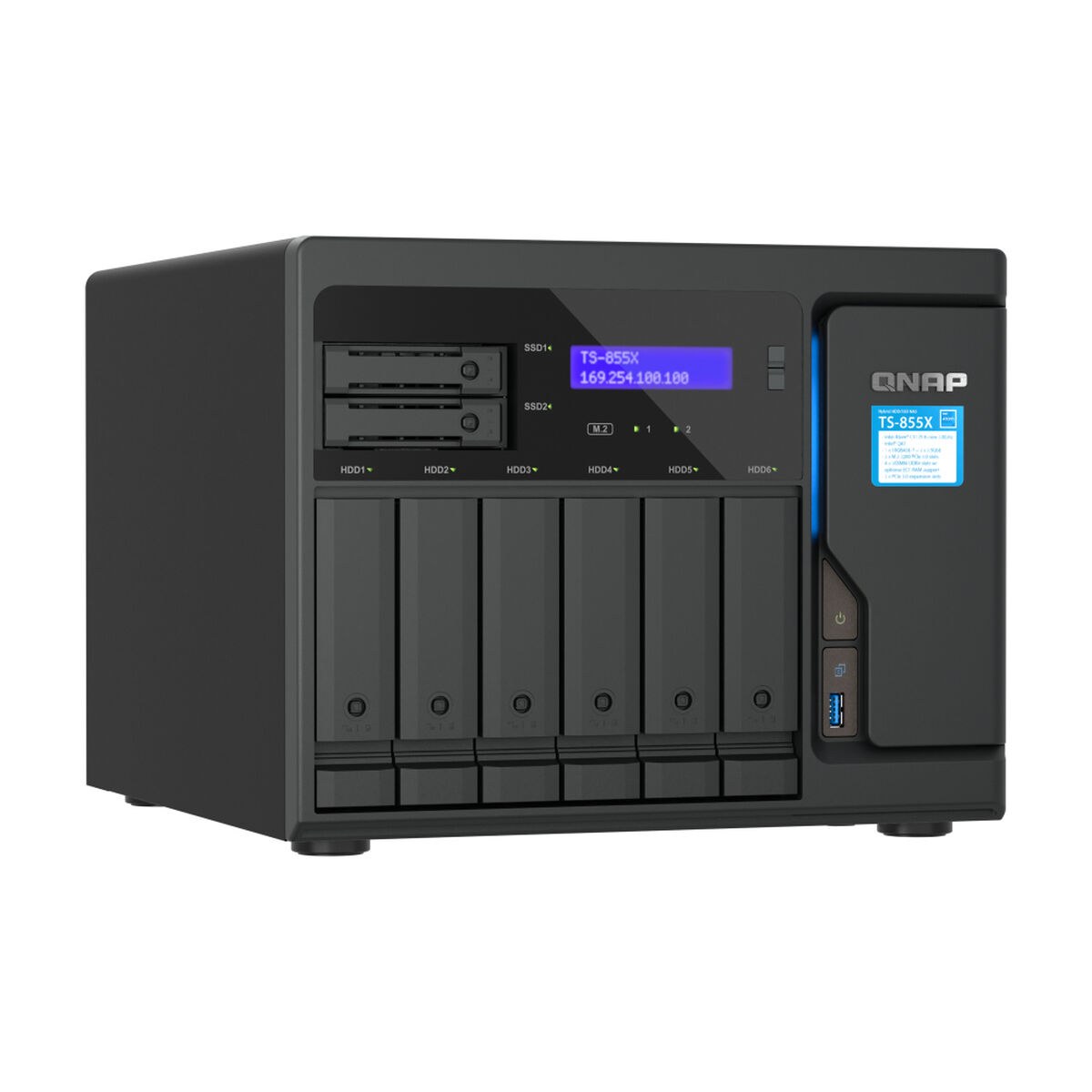 Network Storage TS-855X-8G Black