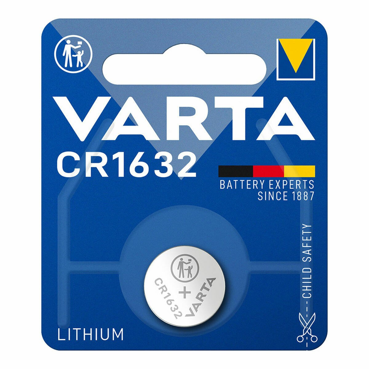 Литиевая батарейка таблеточного типа CR1632 3 V 1.55 V