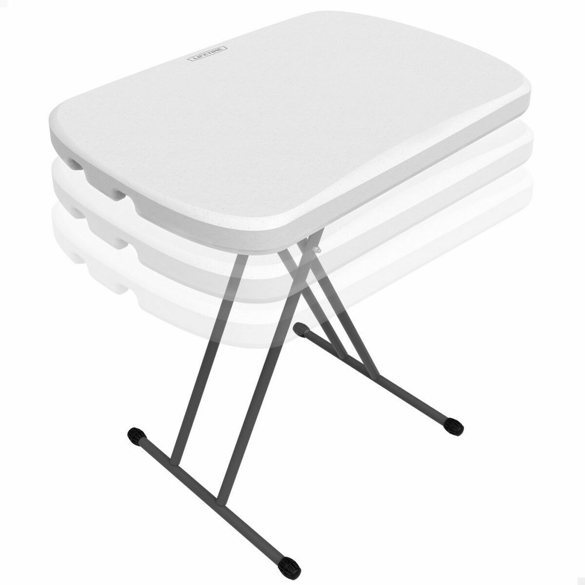 Складной стол 66 x 71 x 46 cm Белый Сталь HDPE