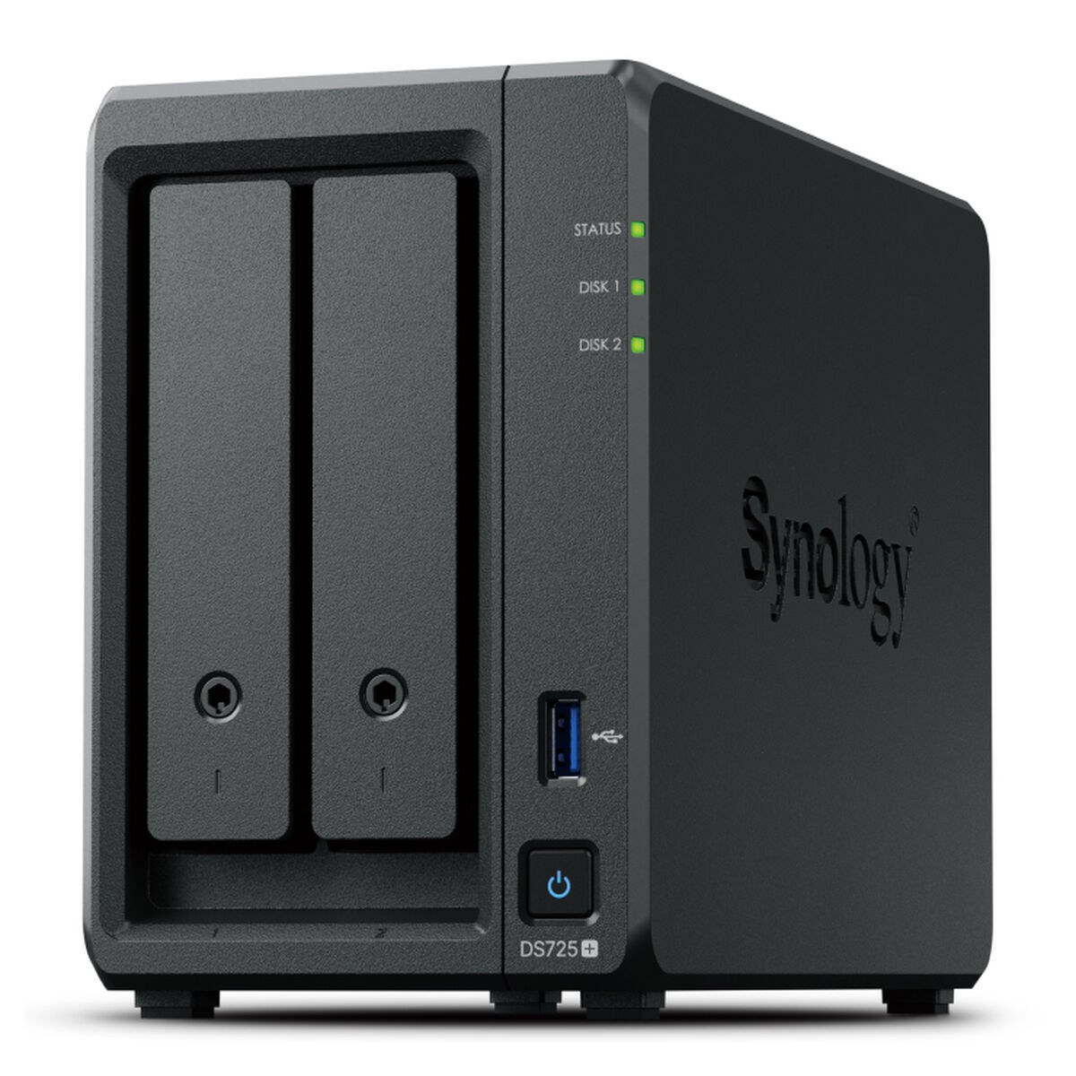 NAS Network Storage DS725+ Black AMD Ryzen R1600