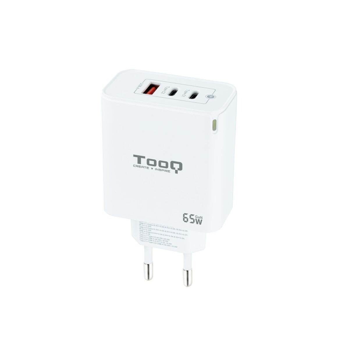 Wall Charger TQWC-GANQC2PD65WT White 65 W