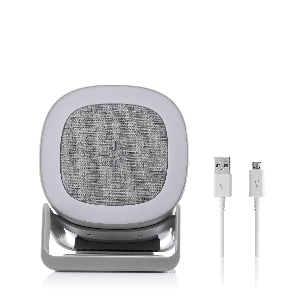 Динамик с беспроводной зарядкой и светодиодом 4 IN 1 SPEAKER 10 W (Пересмотрено B)